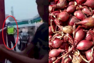 Kronologi Polisi Palak 1 Karung Bawang di Tangerang