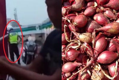 Viral Polisi Palak Sopir Truk di Tangerang, Minta 1 Karung Bawang