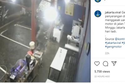 Viral! Geng Motor Gasak Kotak Amal di Steam Motor Jaksel, Polisi Turun Tangan