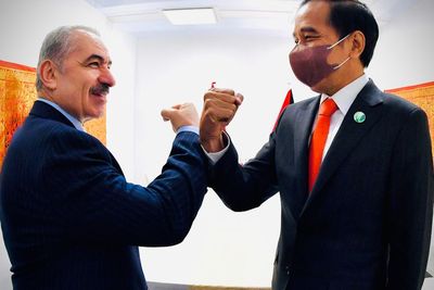 Bertemu PM Palestina, Jokowi Tegaskan Indonesia Dukung Palestina Jadi Negara Merdeka