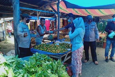 Antisipasi Covid-19, Polsek Bandar Pasir Mandoge Gencarkan Operasi Yustisi Secara Rutin