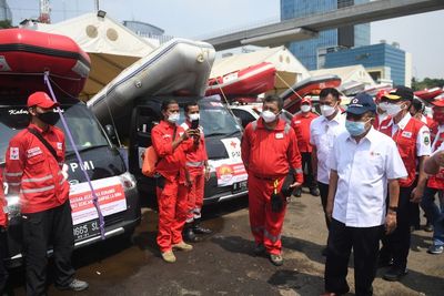 Persiapan PMI Menghadapi La Nina, Berikut Foto-fotonya