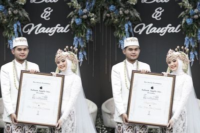 Pria Ini Berikan Mahar Saham Apple untuk Istri, Pertama di Indonesia