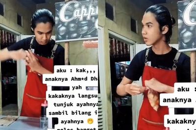Tukang Cilok Ini Punya Wajah Mirip Al Ghazali, Netizen Sebut Wajahnya Gabungan Al, El, Dul