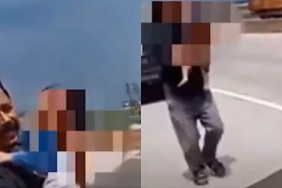 Momen Dramatis Gala Sky Diselamatkan Pria Berkumis di Jalur Berbeda Setelah Kecelakaan
