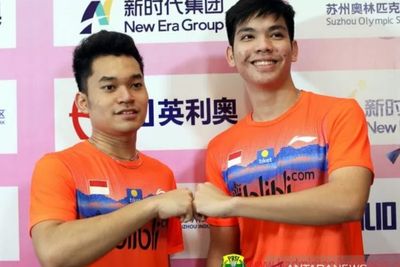 Hylo Open 2021: Tim Bulu Tangkis Indonesia Pastikan Gelar Ganda Putra