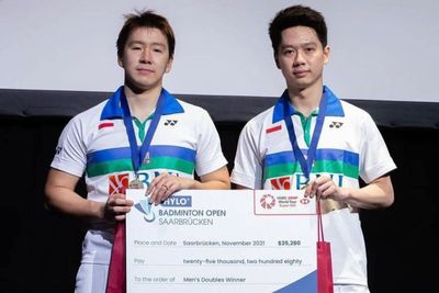 Meski Juara Hylo Open 2021, Ganda Putra Kevin Marcus Kurang Puas dengan Permainan Mereka