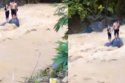 4 Orang Terjebak Arus Sungai, Objek Wisata Aceh Tamiang Diterjang Banjir Bandang