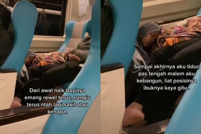 Video Ibu Rela Duduk di Lantai Kereta Demi Anak: Ajarkan Soal Pengorbanan dan Keikhlasan
