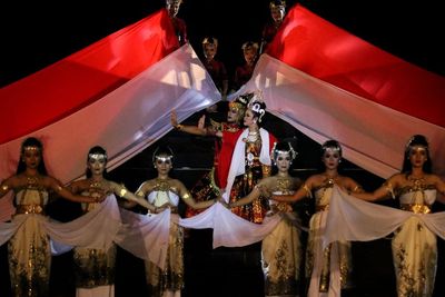 Pentas Wayang Sejarah Sumpah Merah Putih, Berikut Foto-fotonya