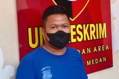 Ini Tampang Pelaku Penganiayaan Warga Tegal Sari Medan, Dibekuk Polisi di Rumahnya