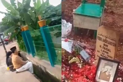 Keluarga Ziarah dari Luar Pagar, Buntut Makam Vanessa Angel dan Bibi Ardiansyah Rusak