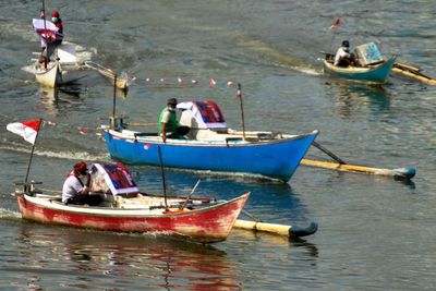 Lomba Perahu Tradisional Jolloro, Berikut Foto-fotonya