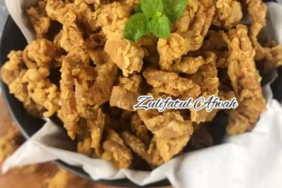 Nikmat dan Renyahnya Usus Ayam Krispy, Bisa Jadi Ide Jualan Juga Nih