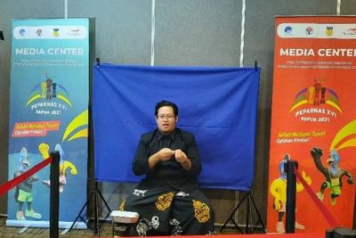 Andhika Pratama, Si Juru Bahasa Isyarat di Peparnas Papua