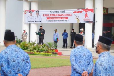 Momen Peringatan Hari Pahlawan, Bobby Ingin Masyarakat Memiliki Semangat Kepahlawanan