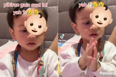 Viral Video Gala Tepuk Tangan hingga Dadah-dadah, Netizen Tak Tega Melihatnya