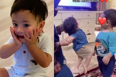 Viral Video Haru Gala Main hingga Peluk Temannya, Netizen Kompak Ucap Syukur