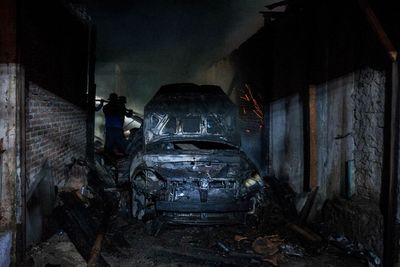 Kebakaran Pemukiman Padat Penduduk di Lebak, Ini Foto-fotonya