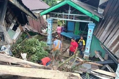 Memilukan, Puluhan Rumah di Desa Kinangkung Sibolangit Tertimpa Longsor, Satu Warga Tewas