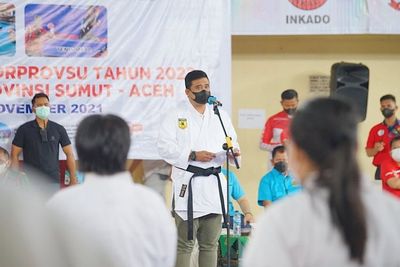 Buka Kejuaraan Karate Piala Wali Kota, Bobby: Ini Wadah Persiapan PON Sumut-Aceh