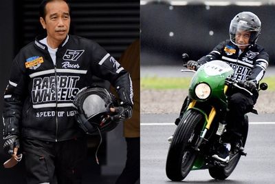Detail Outfit Jokowi saat Jajal Sirkuit Mandalika, Semuanya Pakai Brand Lokal