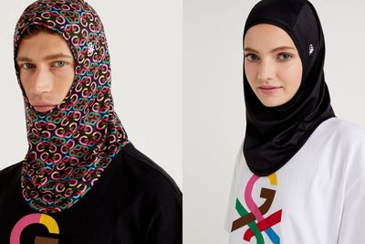 Benetton Luncurkan Koleksi Hijab Unisex Baru Bersama Rapper Ghali