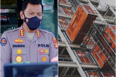 Lift Pembangunan Apartemen di Lampung Terjatuh ke Lantai Dasar, Korban Jalani Perawatan