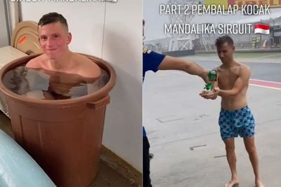 5 Momen Kocak di WSBK Mandalika, Ada Pembalap yang Mandi Hujan Pakai Sabun Cuci Piring