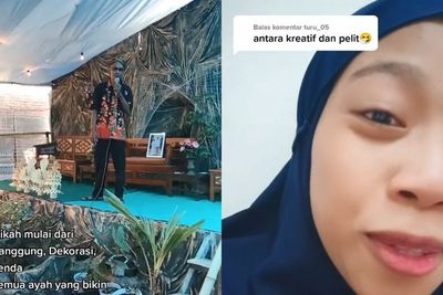 Haru Perjuangan Ayah Bikin Panggung Pelaminan untuk Anak, Dikerjakan Selama 2 Bulan
