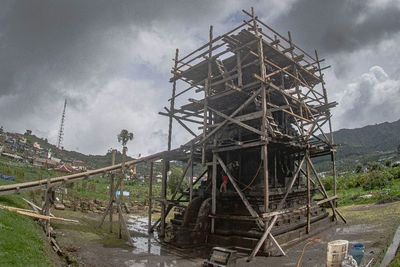 Pemugaran Candi Setyaki di Dieng, Berikut Foto-fotonya