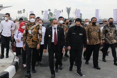 Menteri BUMN Hadiri KIM Investment Expo 2021, Gubsu: Ingin Fasilitas Pengelolaan Limbah