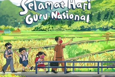 Hari Guru Nasional, Jokowi Apresiasi Dedikasi Guru di Tengah Pandemi