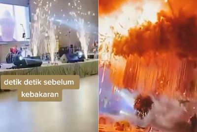 Pernikahan Pakai Kembang Api agar Makin Meriah, Malah Berakhir Kebakaran