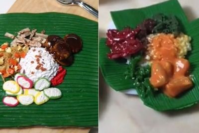 Keren! Cewek Ini Bikin Miniatur Makanan Indonesia dari Lilin, Ada Semur Jengkol