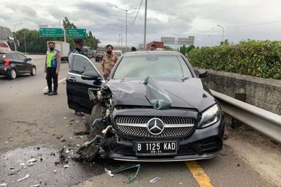 Polisi Sebut Pengemudi Mercy Lawan Arah di Tol JORR Masuk dari Exit Tol