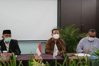 Sambangi Kantor PGI, Menko PMK Minta Saran Antisipasi Lonjakan Covid-19 saat Nataru