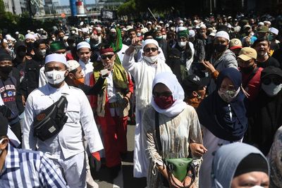 Evaluasi Reuni 212 di DKI, Polisi: 500 Massa Reuni Sempat Coba Masuk ke Patung Kuda