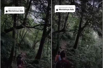 Pemuda ini Rekam Suara Mengerikan Saat Jalan di Hutan, Diduga Kuntilanak Tertawa