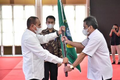 4 TKPSDA Baru Dikukuhkan, Gubernur Sumut Minta Persoalan Sungai Ditangani dengan Serius