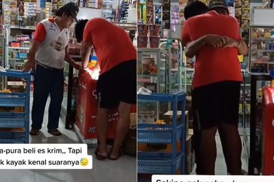 Detik-detik Penuh Haru Anak Ketemu Ayah Usai 10 Tahun Tak Bertemu, Bikin Mewek