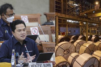 Erick Thohir Sebut Krakatau Steel Terancam Bangkrut Bulan Ini, Utang & Proyek Mangkrak