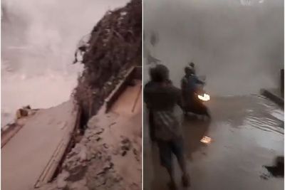 Jembatan Gladak Perak Putus Diterjang Lahar Dingin, Lalu Lintas Malang-Lumajang Dialihkan
