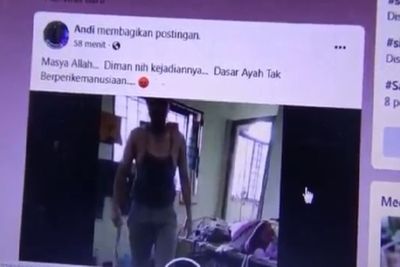 Warga Paluta Geger, Beredar Video Ayah Siksa Anak Pakai Kayu hingga Menangis dan Menjerit