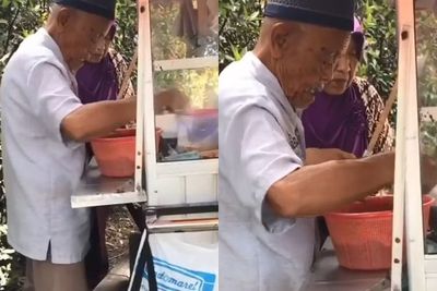 Berjuang di Masa Tua, Alasan Kakek 99 Tahun Ditemani Berjualan oleh Istri Bikin Sedih