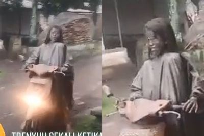 Haru! Ibu Ini Relakan Wajahnya Penuh Debu Vulkanik Erupsi Semeru Demi Lindungi Anak