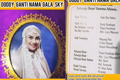 Heboh Nama Gala Sky Diganti dalam Buku Yasin Vanessa Angel, Netizen Emosi