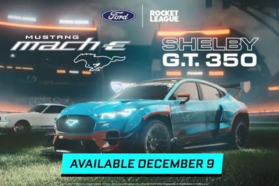 2021 Ford Mustang Mach-E dan 1965 Mustang GT350R Resmi Hadir di Rocket League