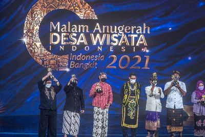 Kemeriahan Malam Anugerah Desa Wisata Indonesia 2021, Ini Foto-fotonya