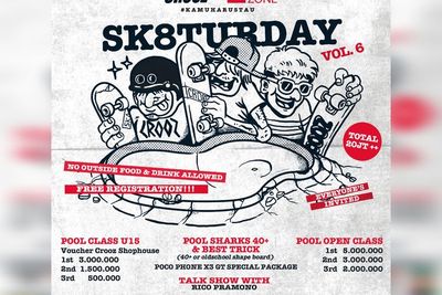 SK8TURDAY, Kolaborasi Indozone Dengan Crooz yang Bertajuk Community Hub!